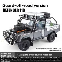 Defender 90 Gulf Metal Diecast Car 1:24 (21x8 cm)