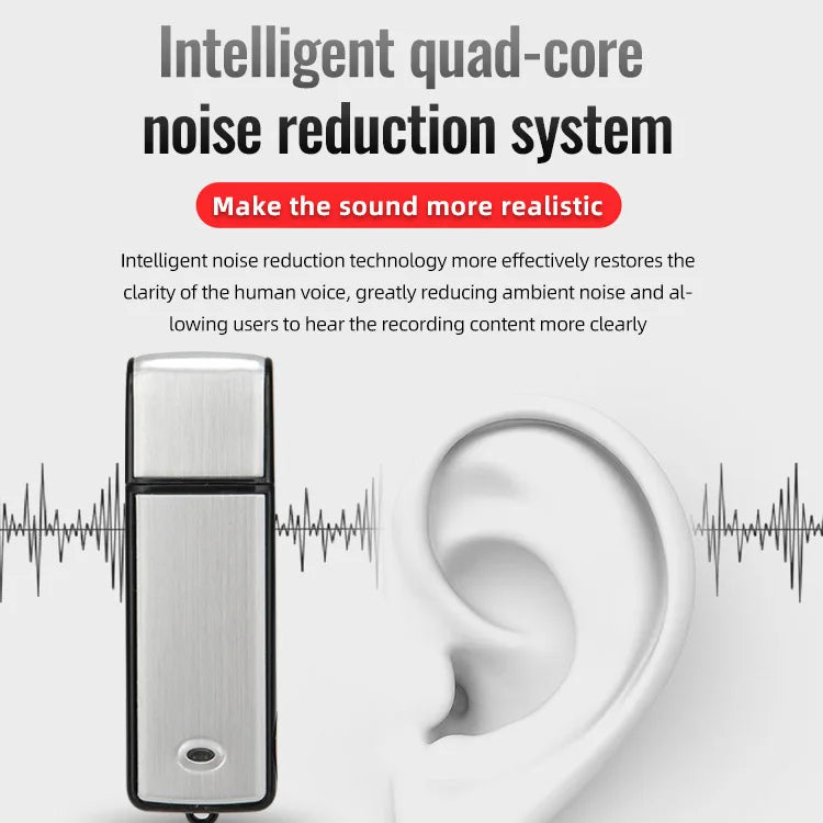 X09 Mini 8GB HD Voice Recorder USB Flash Drive Audio Voice Recording Device