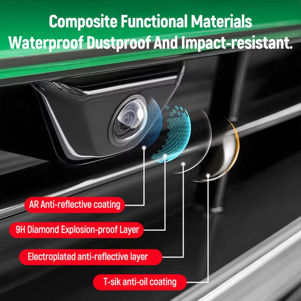 Luxury Car Camera Lens Cover Protectors Pack of 4