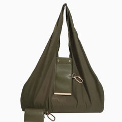 Foldable Tote Shopping Shoulder Bag - Compact & Spacious for Daily Commute, Shopping & Travel