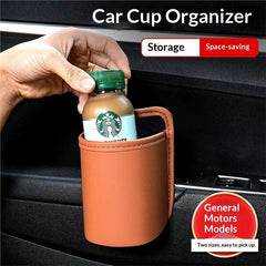 Car Organizer Multifunctional Leather Holder and Storage Box for Car Door & Vent
