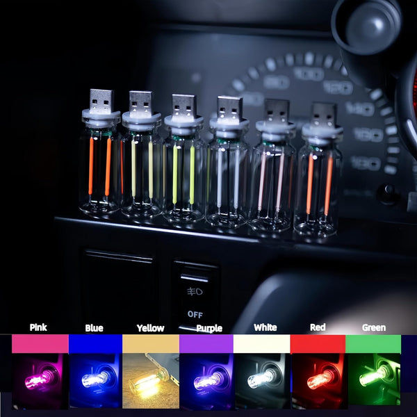 Innovative Car USB Mood Lamp (Touch Control) Set of 2 Pcs