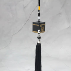 Eid Al-Fitr Resin Ornament Car-Mounted Muslim Kaaba Mosque-Shaped Rearview Mirror Pendant