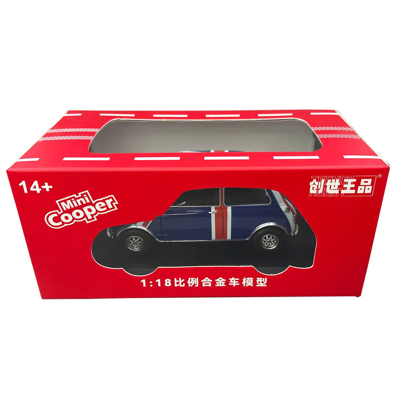 Mini Cooper Flag Edition Metal Diecast Car 1:18 (28x11 cm)