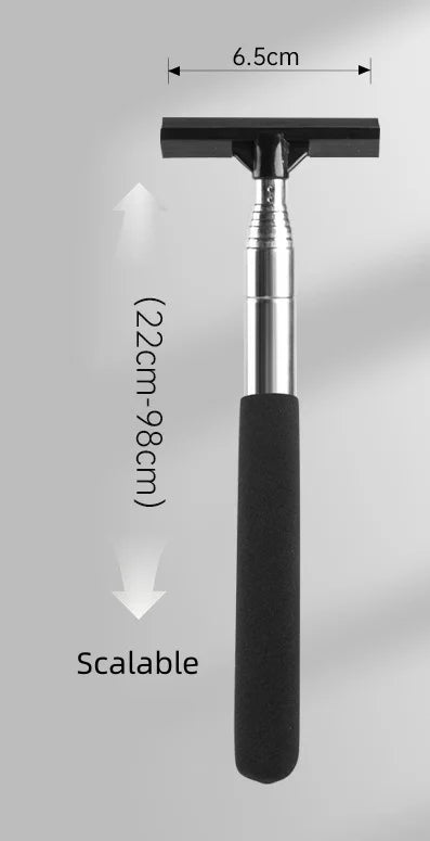 TELESCOPIC DEFOGGING WINDOW GLASS CLEANING WIPER, SIDE MIRROR SQUEEGEE, RETRACTABLE CAR REARVIEW MIRROR WIPER