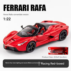 Ferrari Laferrari Open Top Metal Diecast Car 1:24 (20x8 cm)