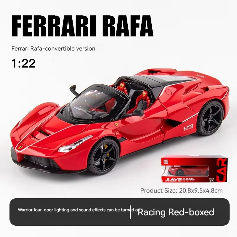 Ferrari Laferrari Open Top Metal Diecast Car 1:24 (20x8 cm)