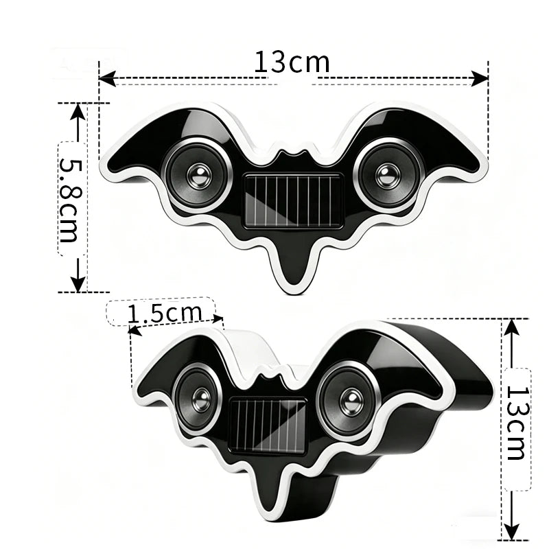 Solar LED Batman Window Ambient Light RGB Wireless Suction Cup Mount