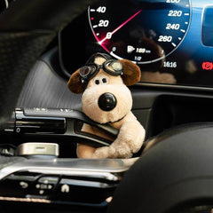 Wiper Turn Signal Lever Shift Knob Decorative Plush Cute Cat Dog Column Shift Decoration Accompany Car Interior Accessories