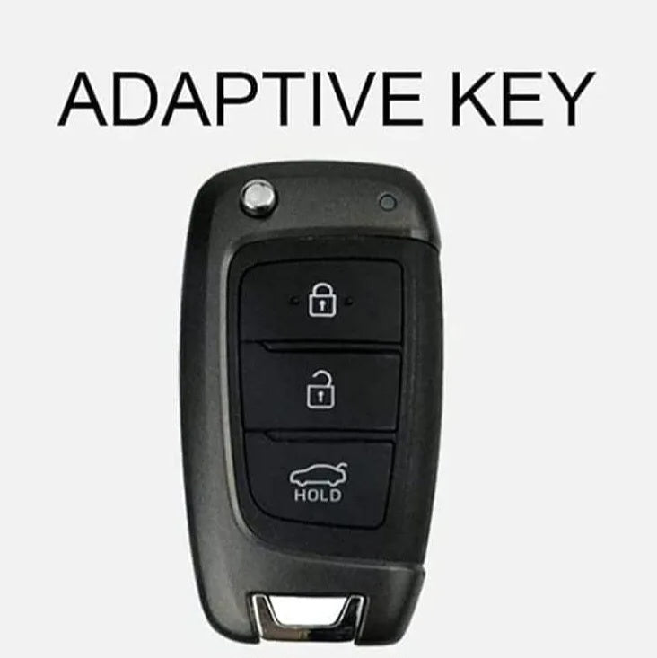 Hyundai Verna Old Flip Key Carbon Abs Keycase with Chain