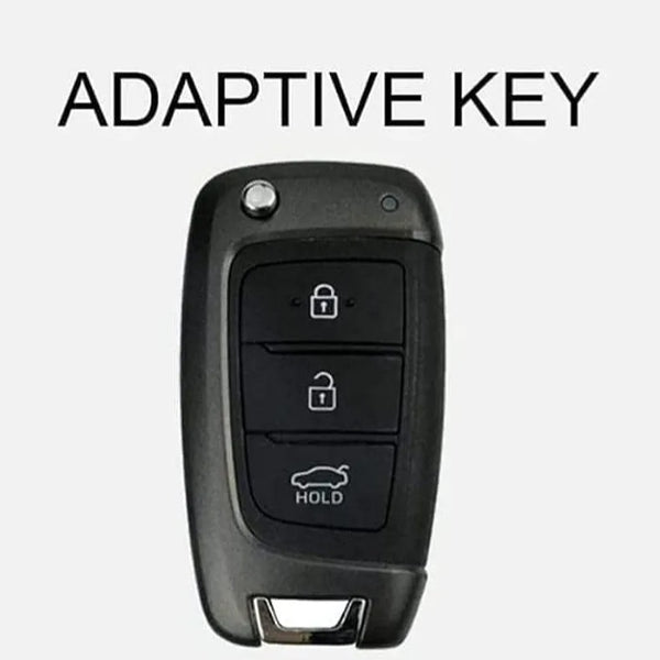 Hyundai Verna Old Flip Key Carbon Abs Keycase with Chain