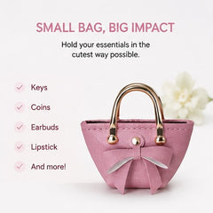 Mini Tassel Luxury Handbad Keychain