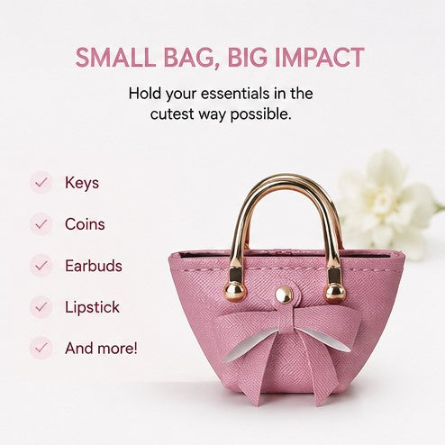 Mini Tassel Luxury Handbad Keychain
