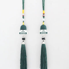 Eid Al-Fitr Resin Ornament Car-Mounted Muslim Kaaba Mosque-Shaped Rearview Mirror Pendant