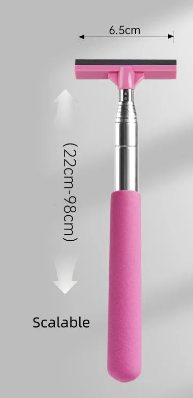 TELESCOPIC DEFOGGING WINDOW GLASS CLEANING WIPER, SIDE MIRROR SQUEEGEE, RETRACTABLE CAR REARVIEW MIRROR WIPER