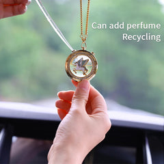 Galloping Steed Austrian Crystal Diamond Exclusive Hanging Air Freshener