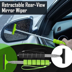 TELESCOPIC DEFOGGING WINDOW GLASS CLEANING WIPER, SIDE MIRROR SQUEEGEE, RETRACTABLE CAR REARVIEW MIRROR WIPER