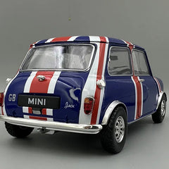 Mini Cooper Flag Edition Metal Diecast Car 1:18 (28x11 cm)