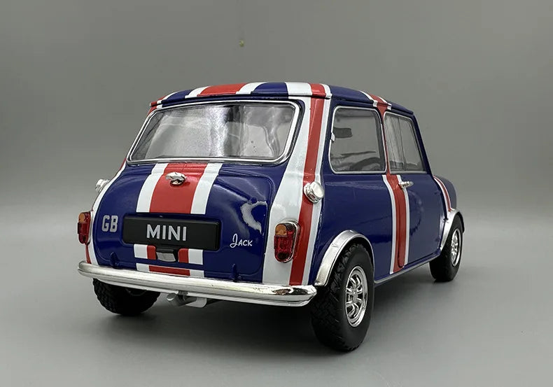 Mini Cooper Flag Edition Metal Diecast Car 1:18 (28x11 cm)