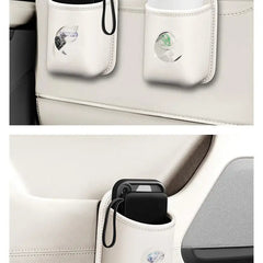 Car Organizer Multifunctional Leather Holder and Storage Box for Car Door & Vent