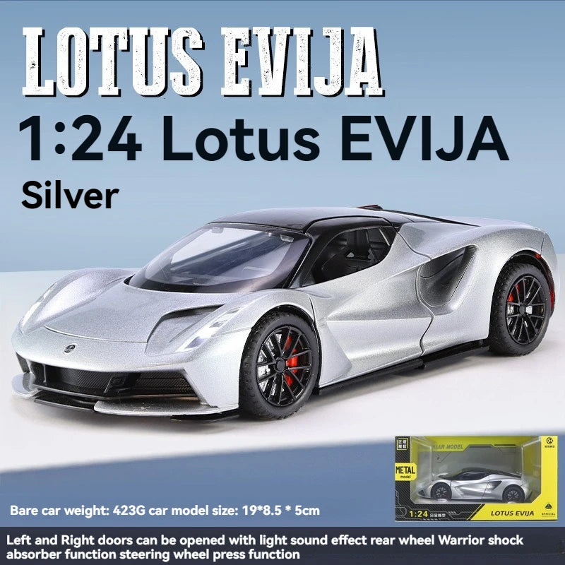 Lotus EVIJA Metal Diecast Car 1:24 (20x8 cm)