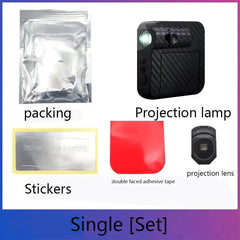 Car Entrance Welcome Door Projector Shadow Wireless Light 2 Pcs Set