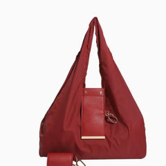 Foldable Tote Shopping Shoulder Bag - Compact & Spacious for Daily Commute, Shopping & Travel