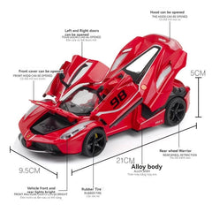 Ferrari FXXK Metal Diecast Car 1:24 (20x8 cm)