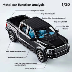 Ford Raptor Metal Diecast Car 1:24 (21x8 cm)
