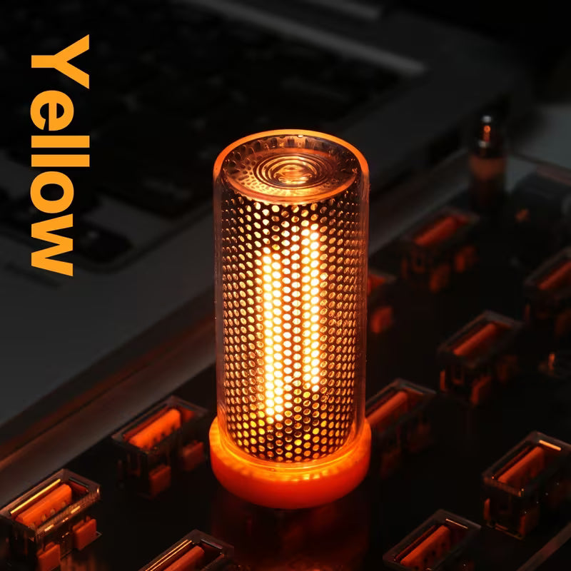 Touch-Sensitive RGB Color-Changing LED Glass Bottle Lamp - Dimmable USB-Powered Night Light 2 Pcs Set
