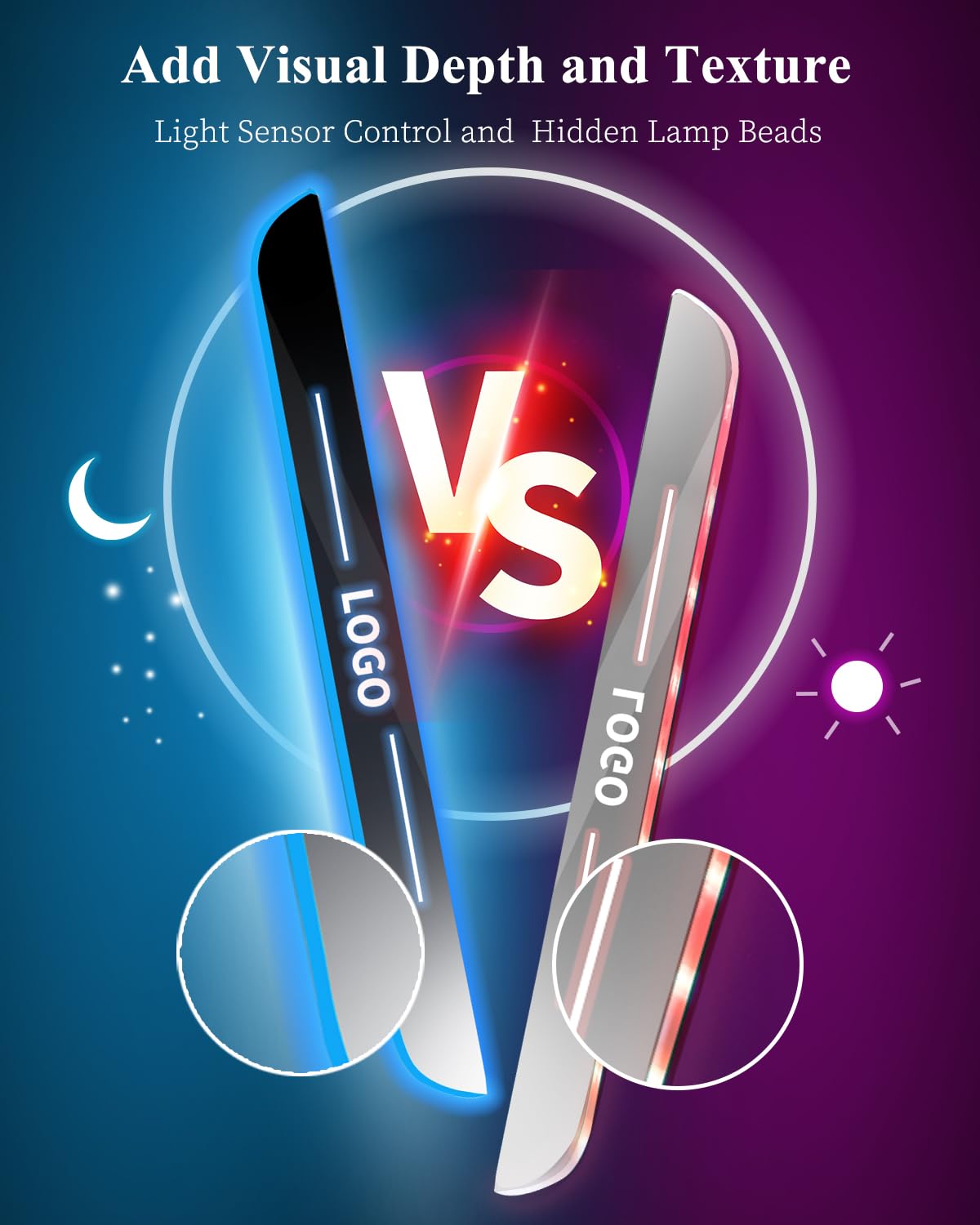 Car door sill lights deals