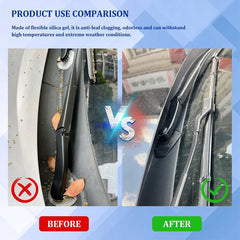 4 Pcs Silicone Wiper Arm Hole Protector Cover Universal Dust & Debris Protection Pad For Cars, SUVs & Trucks