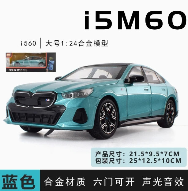 BMW i5M60 Metal Diecast Car 1:24 (20×8 cm)