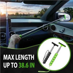 TELESCOPIC DEFOGGING WINDOW GLASS CLEANING WIPER, SIDE MIRROR SQUEEGEE, RETRACTABLE CAR REARVIEW MIRROR WIPER