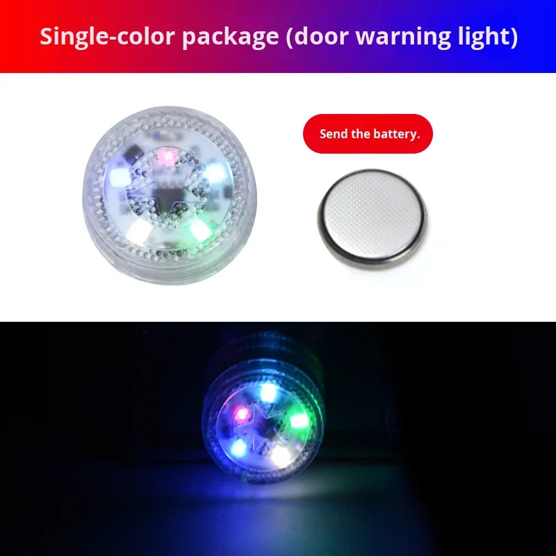 Car Door Warning Anti-collision Safety Flashing Wireless Light 4 Pcs Set