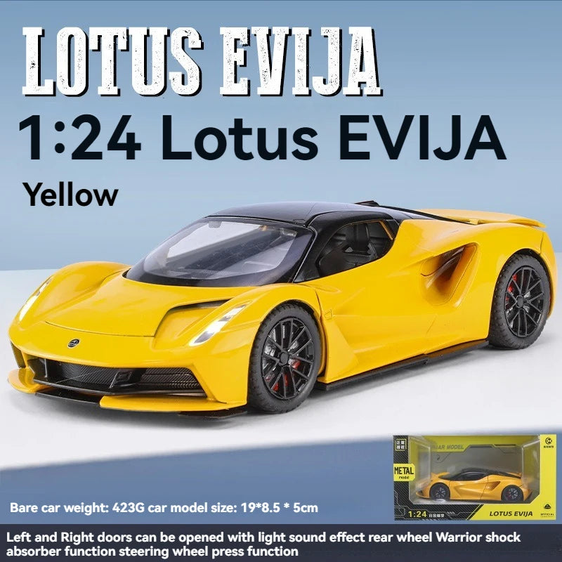 Lotus EVIJA Metal Diecast Car 1:24 (20x8 cm)
