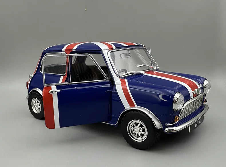 Mini Cooper Flag Edition Metal Diecast Car 1:18 (28x11 cm)