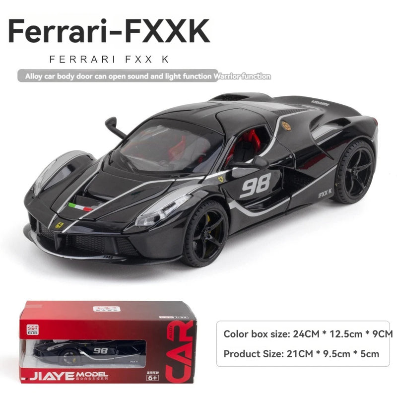 Ferrari FXXK Metal Diecast Car 1:24 (20x8 cm)