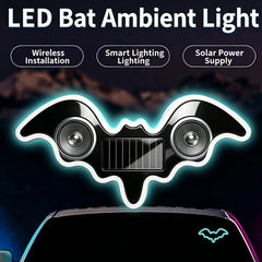 Solar LED Batman Window Ambient Light RGB Wireless Suction Cup Mount