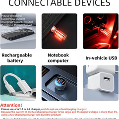 Innovative Car USB Mood Lamp (Touch Control) Set of 2 Pcs
