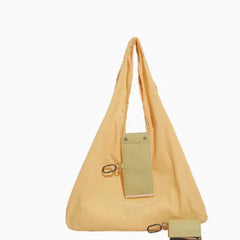 Foldable Tote Shopping Shoulder Bag - Compact & Spacious for Daily Commute, Shopping & Travel