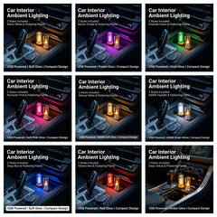 Touch-Sensitive RGB Color-Changing LED Glass Bottle Lamp - Dimmable USB-Powered Night Light 2 Pcs Set
