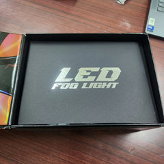 Universal 250W LED Fog Lamp Hi/Lo Bi Projector High Clear Lens 3000-4300K Three Color Temperature Lens Car Fog Light Led