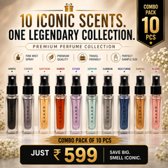 10 Pcs Iconic Perfumes Combo Pack