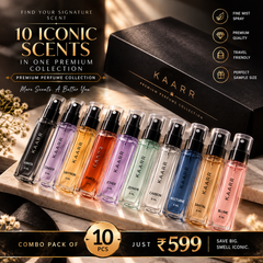10 Pcs Iconic Perfumes Combo Pack