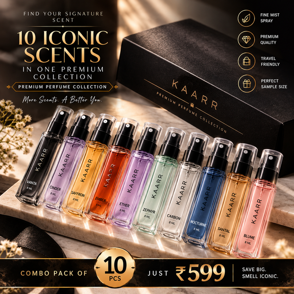 10 Pcs Iconic Perfumes Combo Pack