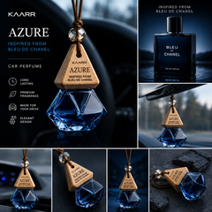 Azure Inspired by Bleu de Chanel Car Hanging Perfume Air Freshener