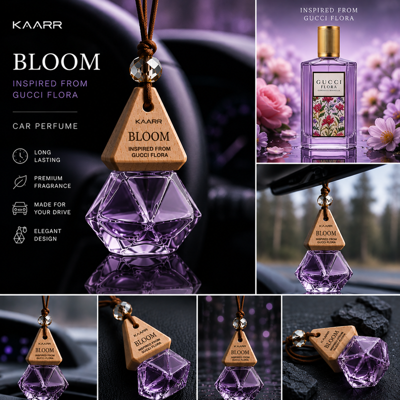 Bloom Inspired by Gucci Flora Car Hanging Perfume Air Freshener