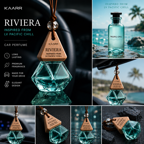 Riviera Inspired by Pacific Chill Car Hanging Perfume Air Freshener