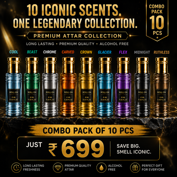 10 Pcs Attar Combo Pack